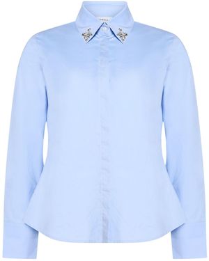 Marella Shirt Cotton, Elastane - Blue