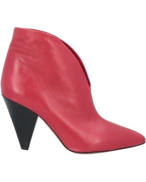 Isabel Marant Ankle Boots Lambskin - Pink