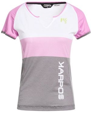 Karpos Charcoal T-Shirt Lyocell, Polyester, Elastane - Pink