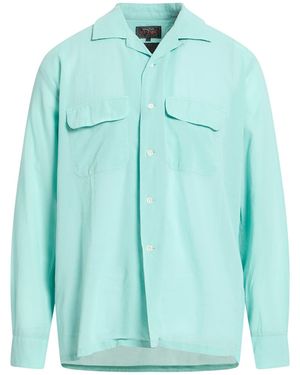 Beams Plus Shirt Cotton - Blue