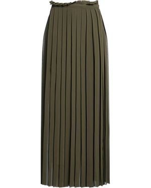 Ami Paris Military Maxi Skirt Polyester - Green