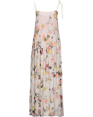Semicouture Maxi Dress - White