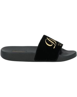 Dolce & Gabbana Sandals Textile Fibers - Black