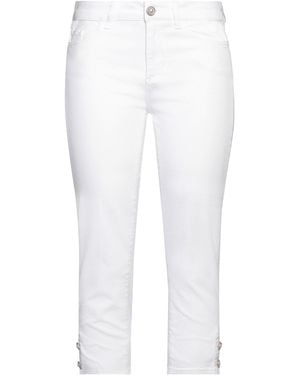 Liu Jo Denim Cropped - White