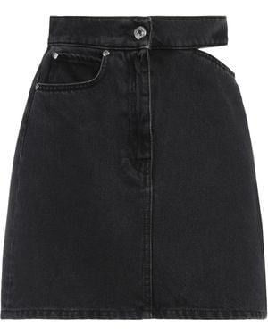 MSGM Denim Skirt - Black