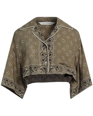 Palm Angels Top Viscose, Cotton - Brown