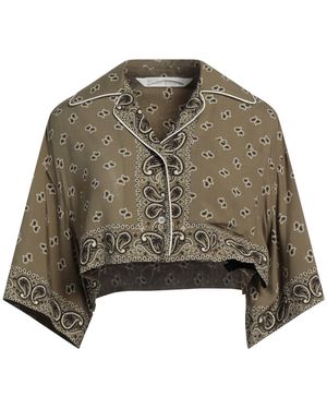 Palm Angels Top Viscose, Cotton - Brown