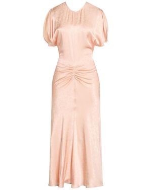 Victoria Beckham Blush Maxi Dress Viscose, Acetate - Pink