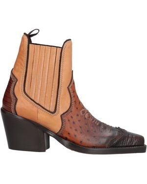 DSquared² Camel Ankle Boots Leather - Brown