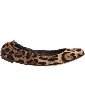 Dolce & Gabbana Ballet Flats - Brown
