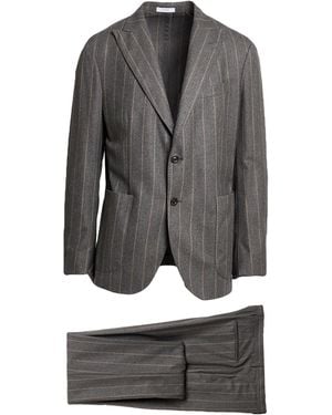 Boglioli Military Suit Virgin Wool - Gray