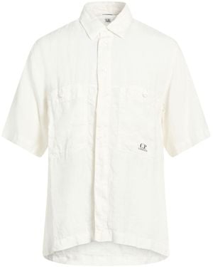 C.P. Company Shirt Linen - White