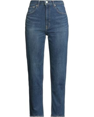 Tu Es Mon Tresor Jeans Cotton, Polyester, Polyurethane - Blue