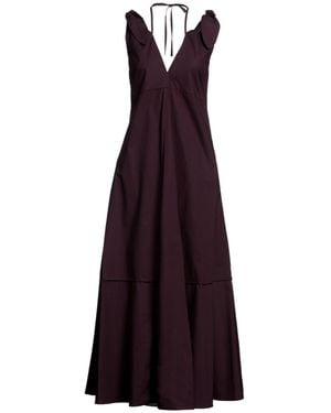Erika Cavallini Semi Couture Vestito Lungo - Viola