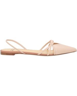 Francesco Russo Ballet Flats - Natural
