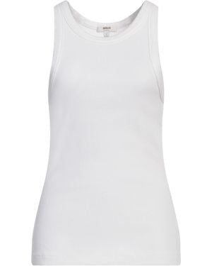Agolde Tank Top Organic Cotton, Lyocell, Elastane - White