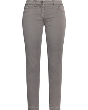 Blumarine Pants Cotton, Elastane - Gray