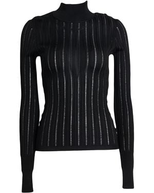 Alaïa Turtleneck Viscose, Elastane, Polyamide, Polyurethane - Black