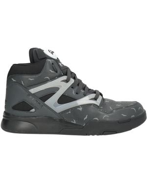 Reebok Charcoal Sneakers Leather - Black