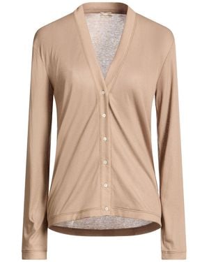 Massimo Alba Cardigan Cotton, Silk - Natural
