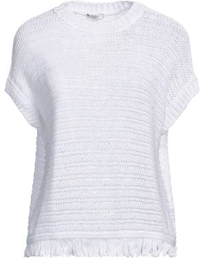 Peserico Easy Jumper Cotton, Polyester - White