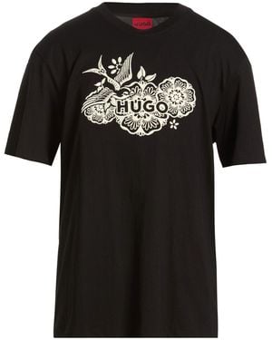 HUGO T-Shirt Cotton - Black