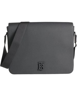 Burberry Cross-Body Bag Textile Fibers - Gray