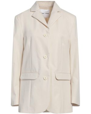 Samsøe & Samsøe Blazer Cotton, Elastane - White