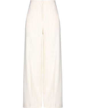 Jucca Ivory Pants Viscose, Polyamide, Elastane - White
