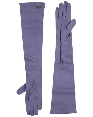 Elisabetta Franchi Gloves - Purple