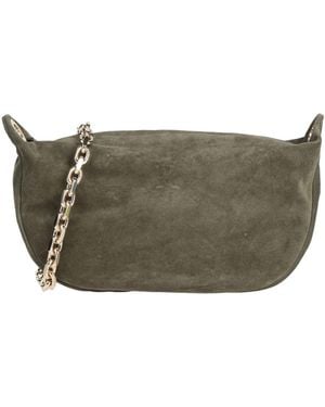 Fabiana Filippi Military Cross-Body Bag Leather - Gray