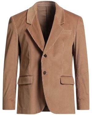 MARSĒM Camel Blazer Cotton, Elastane - Brown