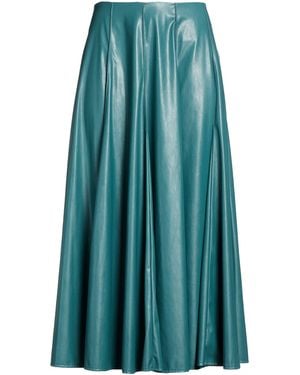 Suoli Midi Skirt Polyester, Polyurethane - Blue