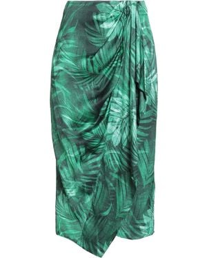 ERMANNO FIRENZE Midi Skirt Viscose - Green