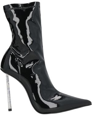 Le Silla Ankle Boots Textile Fibers - Black
