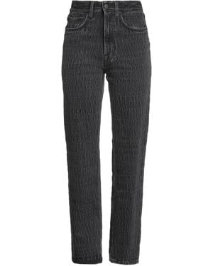 People Jeans Cotton, Polyester - Gray