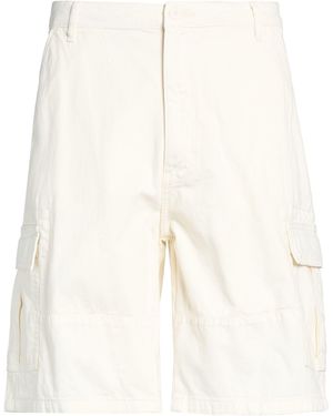 Guess Ivory Shorts & Bermuda Shorts Cotton - Natural