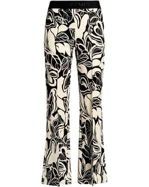 Cambio Cream Pants Polyamide, Elastane - Black