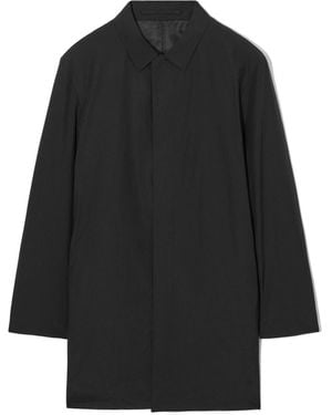 COS Nylon Car Coat - Black