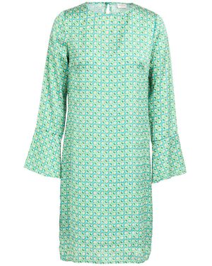 Rebel Queen Mini Dress Polyester - Green