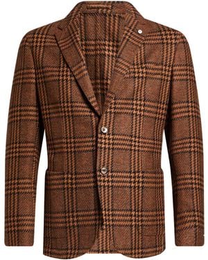 L.B.M. 1911 Blazer Wool, Nylon, Polyester - Brown