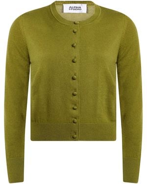 Alpha Studio Cardigan - Verde