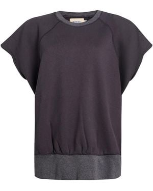 Beams Plus Boy Charcoal Sweatshirt Cotton - Blue