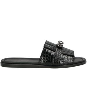 Giovanni Conti Sandals Leather - Black