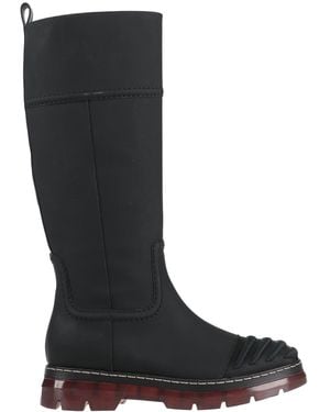 Alberta Ferretti Knee Boots - Black