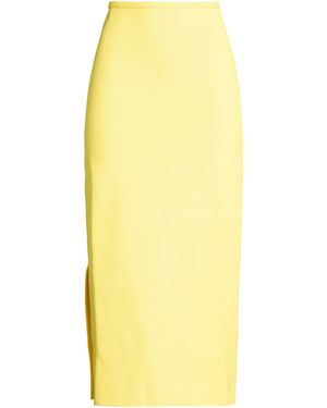 Jil Sander Maxi Skirt Viscose, Polypropylene, Polyester - Yellow