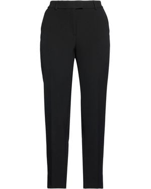 Peserico Easy Pants Polyester, Viscose, Cotton, Elastane - Black