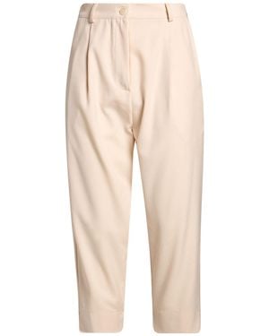 Collection Privée Ivory Pants Polyester, Viscose, Elastane - Natural