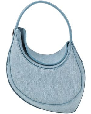 Mugler Handbag Textile Fibres - Blue