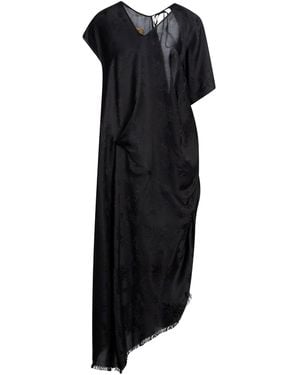 Uma Wang Maxi Dress Viscose, Silk - Black